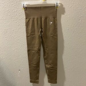 NWOT Gym shark leggings sz XS bronze color